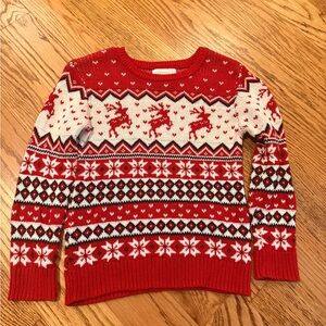 Charter Club Red and White Holiday Knit Sweater